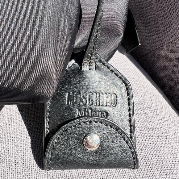 MOSCHINO Interlocking clamp print backpack main image 5